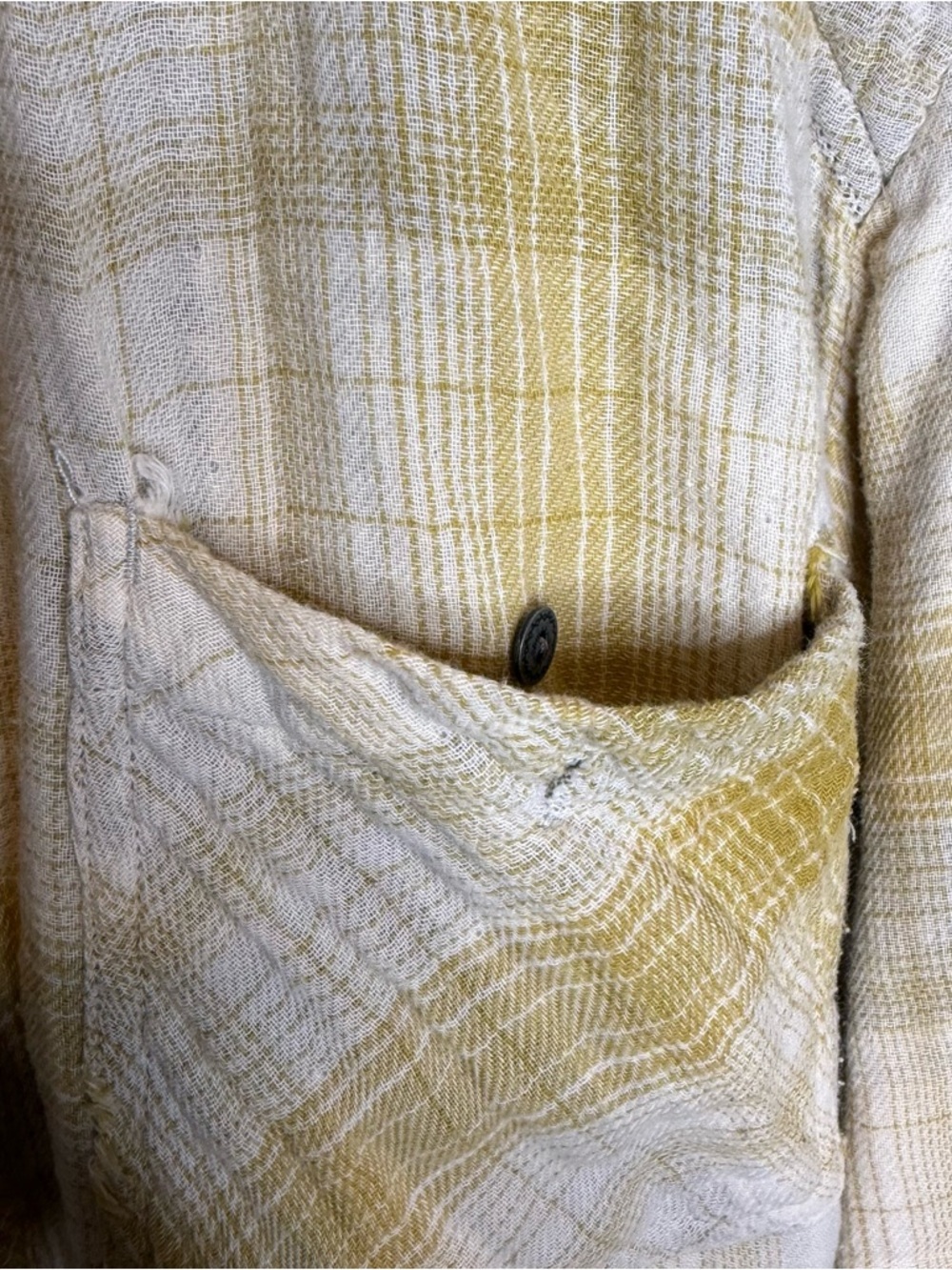 Free People Double Dip Flannel Button Down Top - Picture 8 of 10